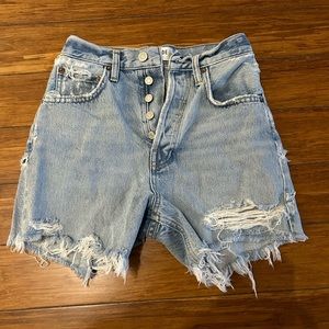 Like new Agolde Parker Jean shorts